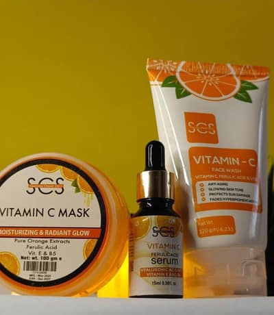 “SCS Vitamin C Range – Facewash, Mask & Serum | New”