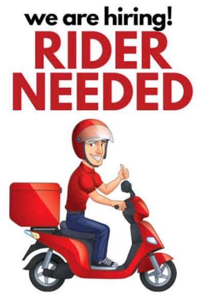 Delivery riders and Order Takers required in Shershah Lahore