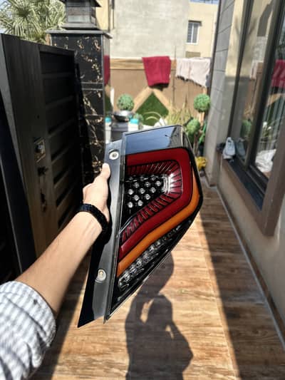 Civic X snake style lava back lights