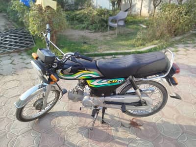 Honda cd 70 2022/23 model Bike condition good all ok motorcycle
