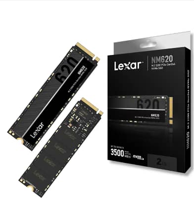 Lexar NM620 1TB NVMe SSD – 100% Health