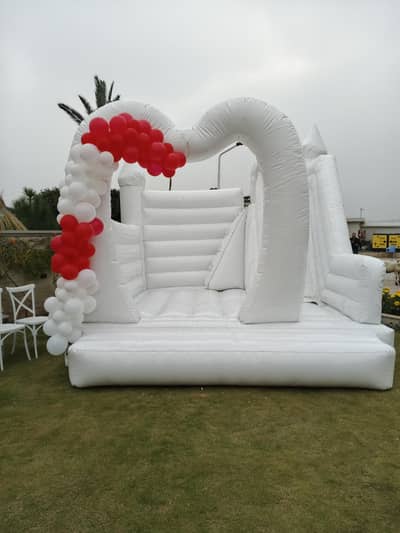 jumping castle slide combo