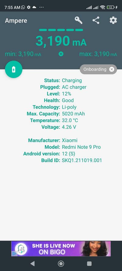redmi note 9 pro official approved dual sim 6+2 ram 128gb rom