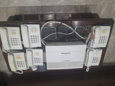 Panasonic KX-TES824 along with six phone sets