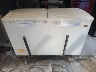 waves deep freezer double door