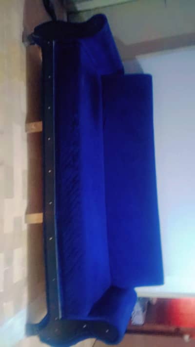 Eid deal 3 seater sofa cum bed and acrylic dining table with 4  chairs