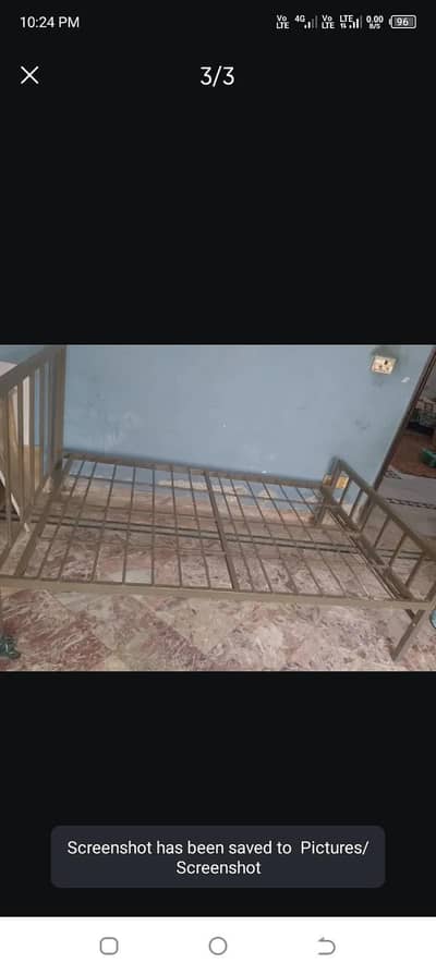 new iron bed