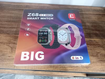 Z68 Smartwatch 8 in 1 Set with 4 Straps and 2 Smartwatches