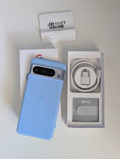 Google Pixel 8 Pro 12/256 Complete Box Urgent Sale Connect wtp no