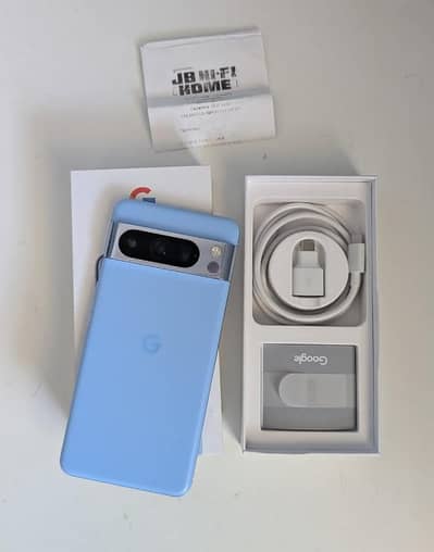 Google Pixel 8 Pro 12/256 Complete Box Urgent Sale Connect wtp no