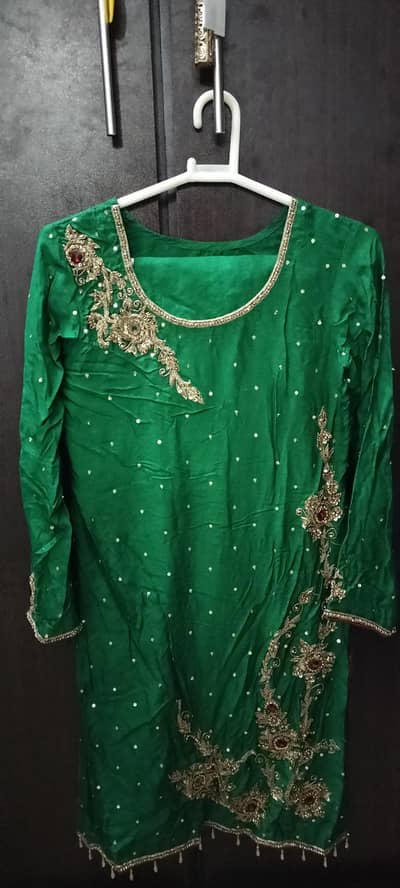 wedding/party wear bottle green