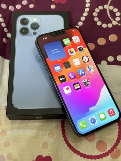 Apple iPhone 13 pro max 128Gb Pta Approved water pack