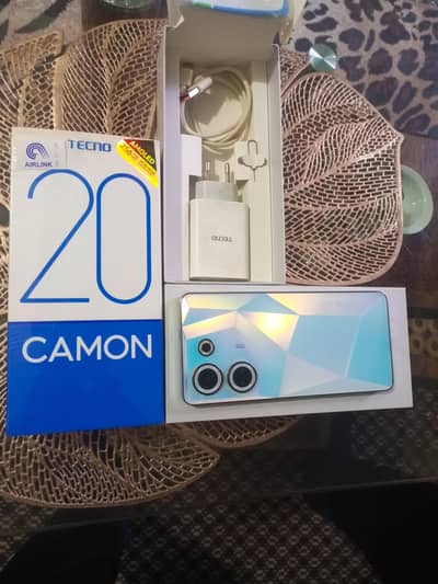 TECNO CANON 20 /8+8/256/ 03465204234/Official PTA Approved