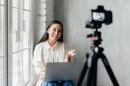 Confident female video presenter required