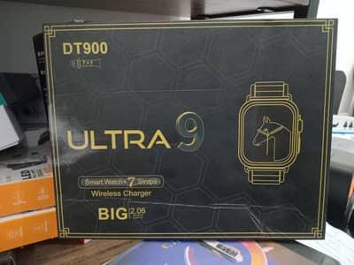 Dt900 Ultra9 Smartwatch 8 in 1 Set with 7 Straps Smartwatch