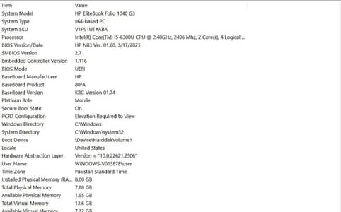 Hp EliteBook Folio 1040 G3G