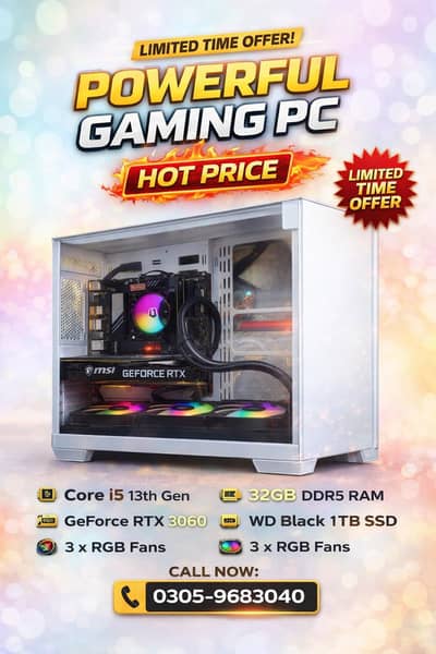  High-Performance Gaming PC Available for Immediate Sale!