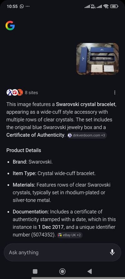 Original Swarovski Bracelet
