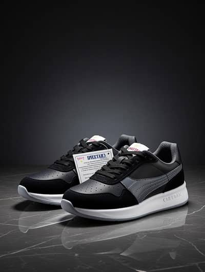 Brand New Cheetah Attaque  CH-DI -0005Black/Grey , size 08