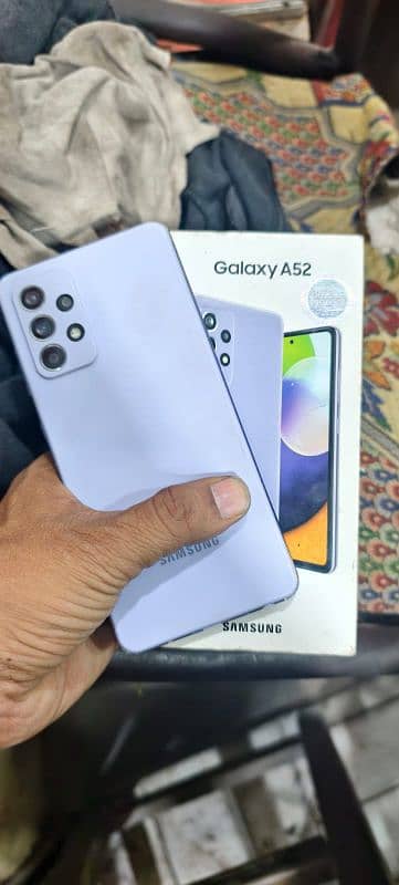 Samsung A52 good condition 8GB 128GB Seald complete saman