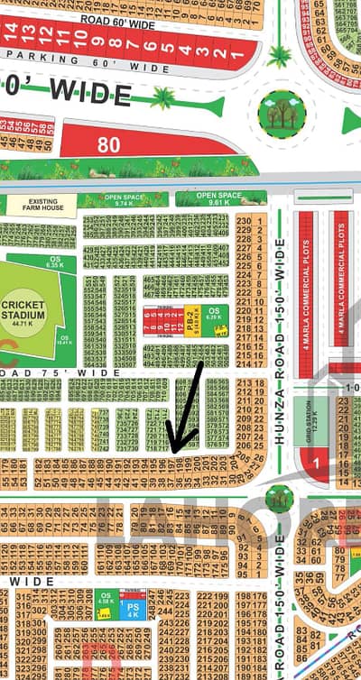 1 Kanal Plot Prime Location Ready To Build! All Dues Cler