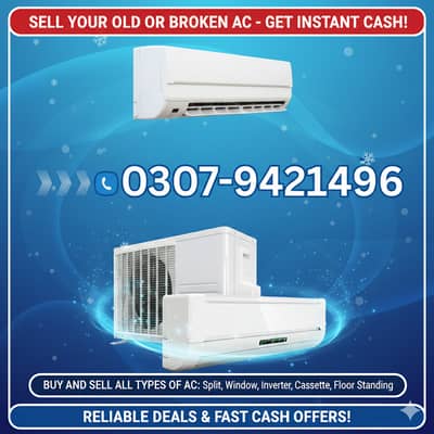 Old AC Buyer / Old AC / Used AC / Window AC / Split AC Purchaser