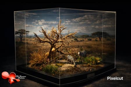 Limited Edition "African Savannah Diorama"