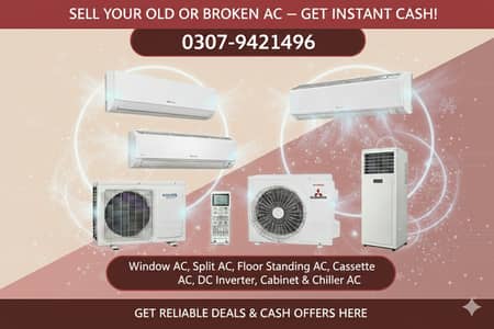 Old AC Buyer / Old AC / Used AC / Window AC / Split AC Purchaser