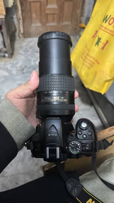 Nikon D5300 with super lense 18-300mm