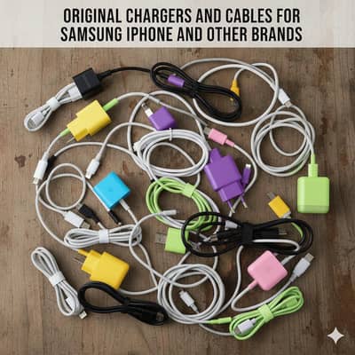 original chargers cables Samsung iPhone and more