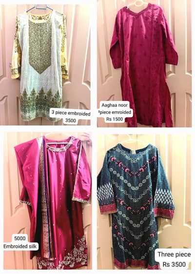 Elegant Embroidered 2 & 3 Piece Ladies Collection – Silk & Lawn