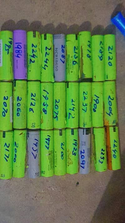 18650 used cells, laptop pulled out cells