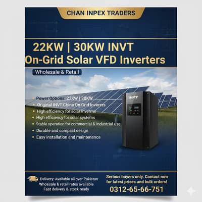 22KW | 30KW INVT On-Grid Solar VFD Inverters – Wholesale & Retail
