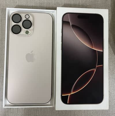 iPhone 16 pro max desert titanium