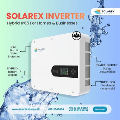 Solarex Energy 6KW IP65 HYBRID Solar Inverter | 5 Year's Warranty