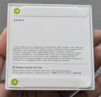 Apple Airpods 4 (Brand New Sealed Box) UK Variant