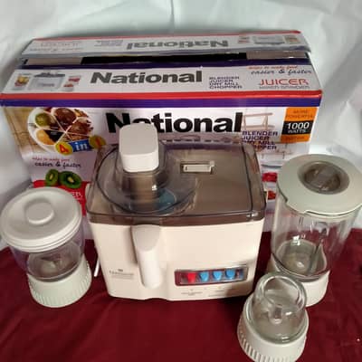 National 4in1 Juicer Blender Grinder Chopper