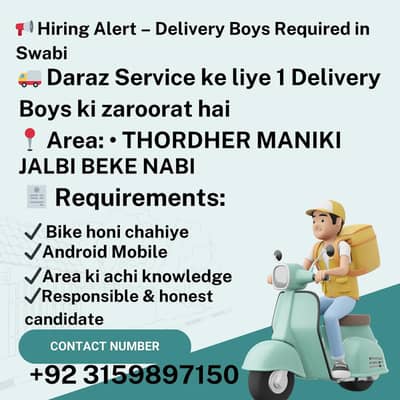 Daraz service Delivery boy
