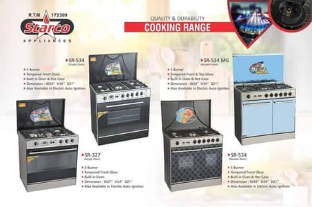 IMPOTAD COOKING RANG LPG NG GAS STOVE OVEN CABNAT KABNAT ( 03114083583