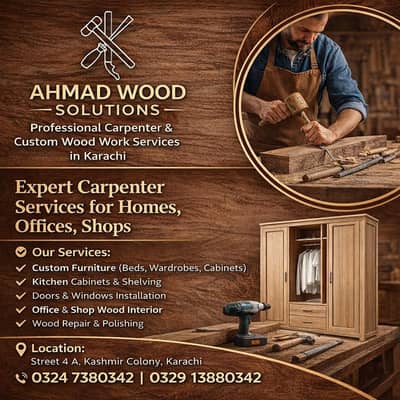 Professional Wood Works & Furniture Maker