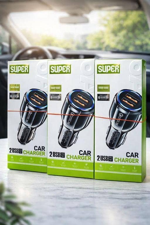 SUPER Dual USB Car Charger (Quick Charge 3.0)