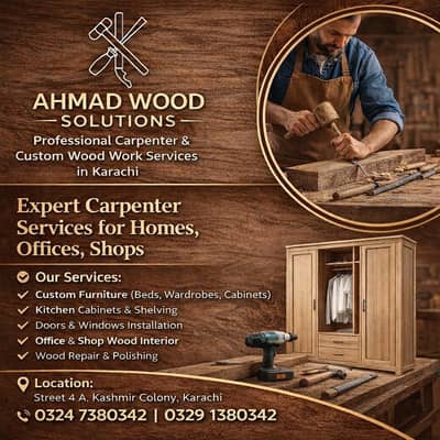 Professional Wood Works & Furniture Maker