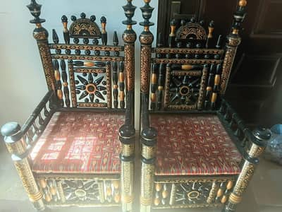 Chinioti Chairs and Table Set