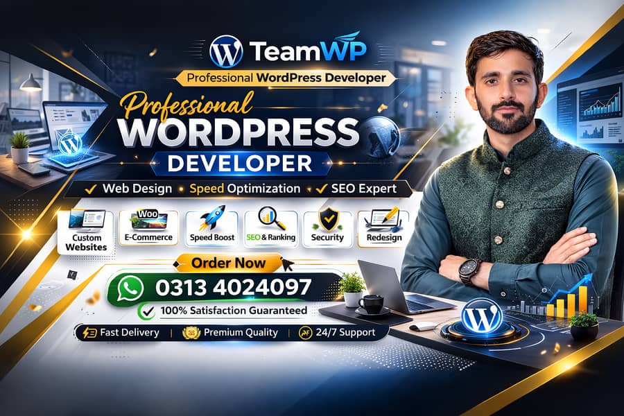 Professional WordPress Website Developer | TeamWP 0