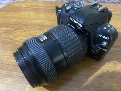 olympus e400 with two lenses battery card exchange possible