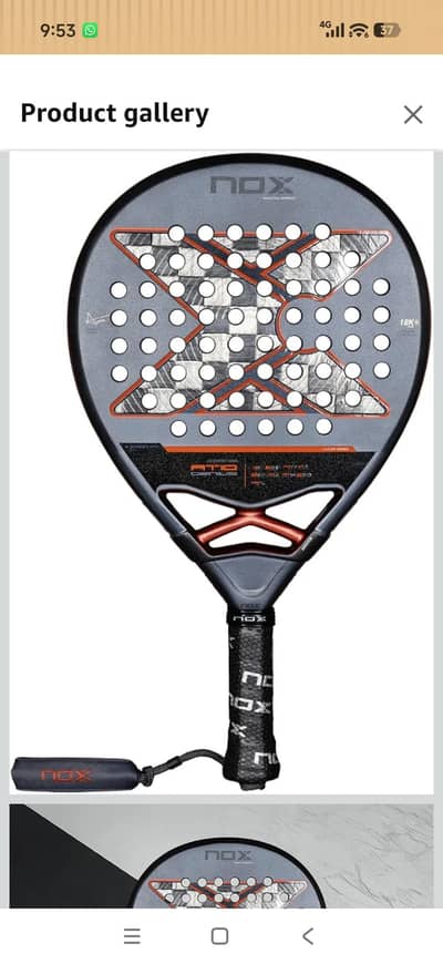 Nox At10 Genius 18k By Agustin Tapia Padel Racket 360-375 gr