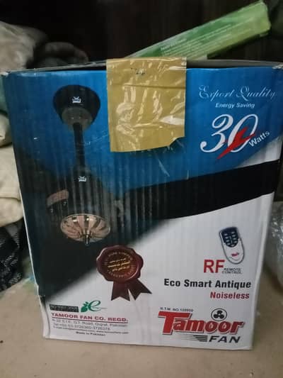 tamoor fan brand new 3month use inverter fan