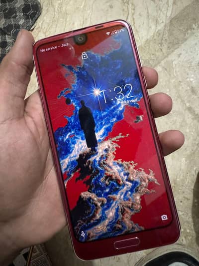 Sharp Aquos r2 non pta only back crack no any fault