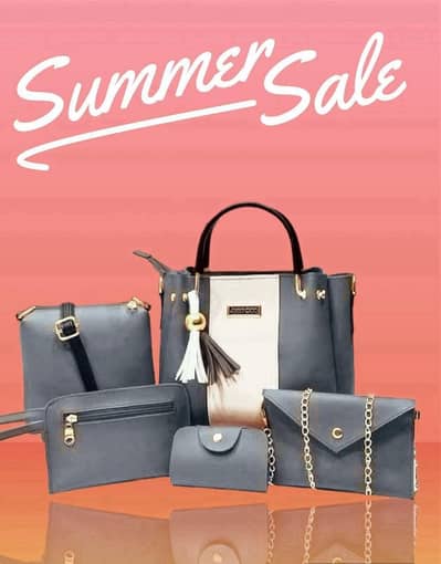 Girls Hand Bag Set 5 Pcs