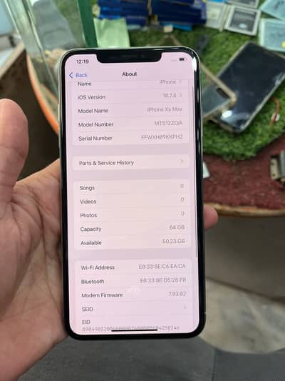 Xsmax 64gb pta approved water pack only cash